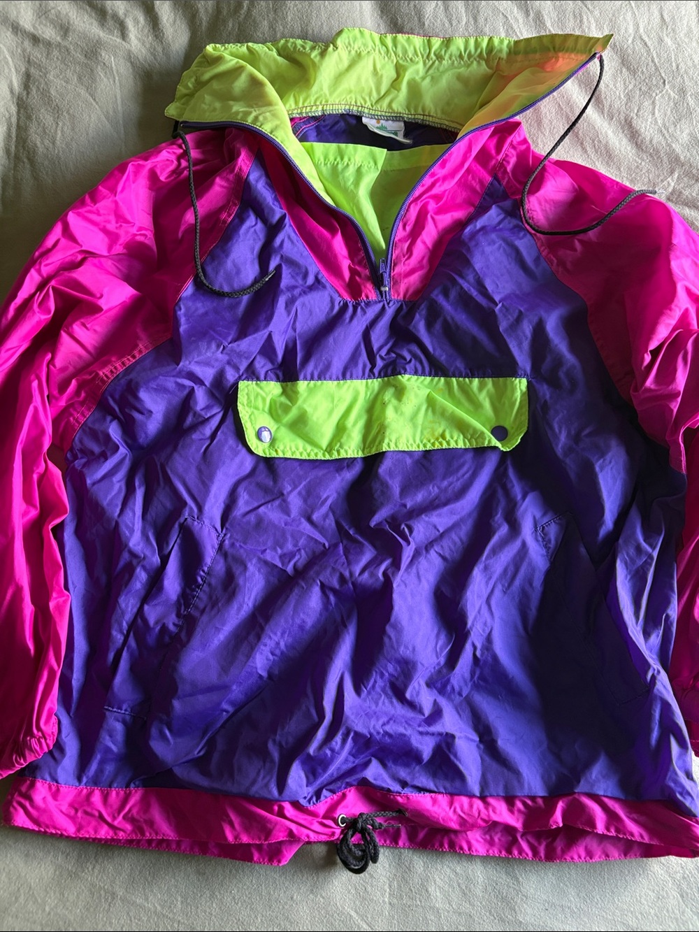 Vintage Cyprus Creek Windbreaker , very bright and cool.